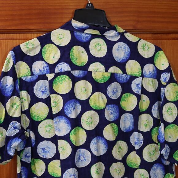 Tulliano Citrus Print Shirt Medium - Picture 9 of 11